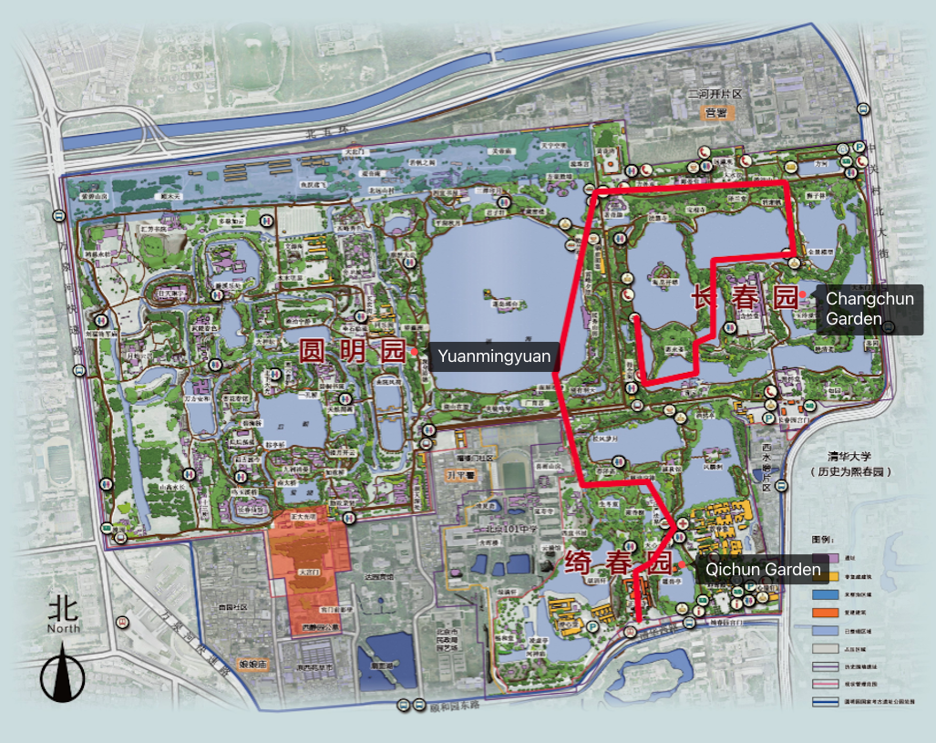 Yuanmingyuan Map Summer